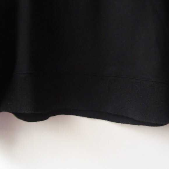 NWT Karl Lagerfeld Paris Pin Sweatshirt Women's Black Fleece, Size M - Picture 10 of 13